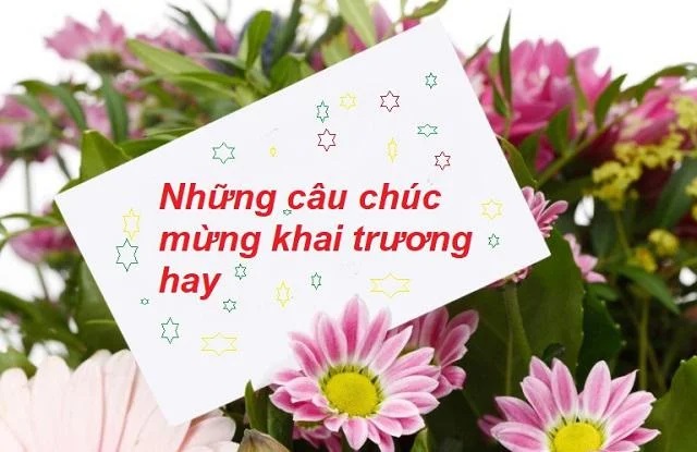 chúc mừng khai trương cửa hàng