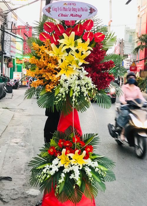 Hoa khai trương bình thạnh