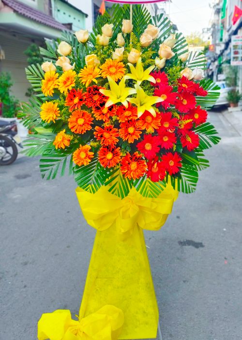 hoa khai trương quận tân phú